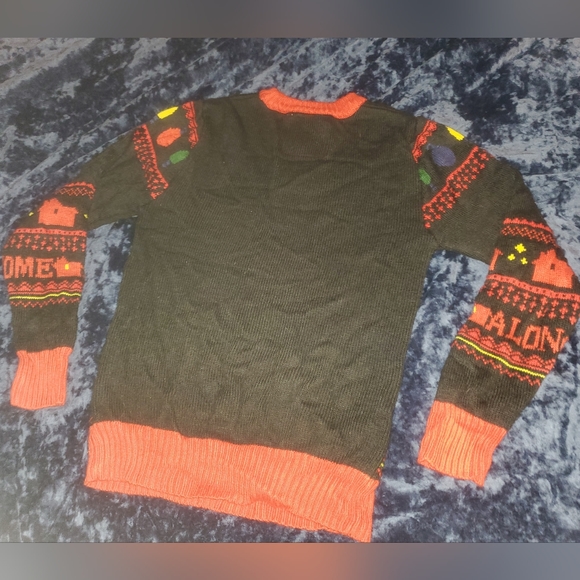 Home Alone Ugly Christmas Sweater, "Merry Christmas Ya Filthy Animal" Men's XS - Picture 2 of 7